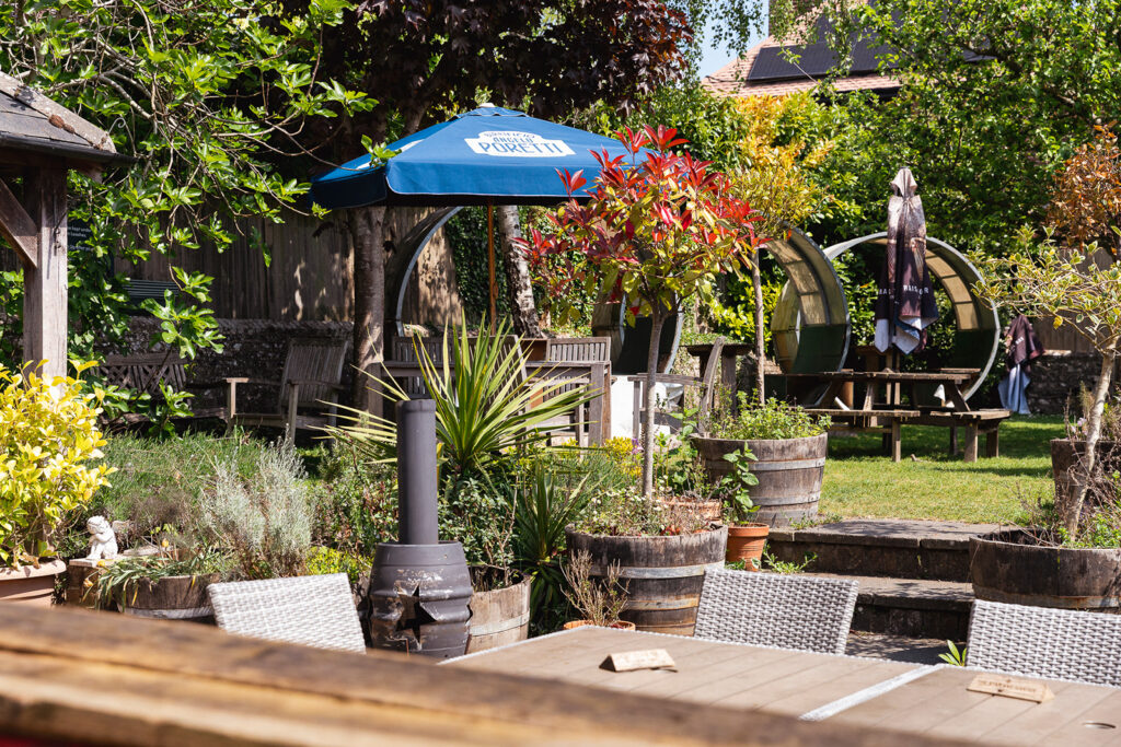 Garden at The Star & Garter, East Dean